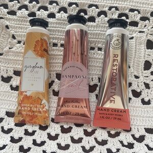 New Bath and Body Works Shea Butter Hand Cream Set of Three